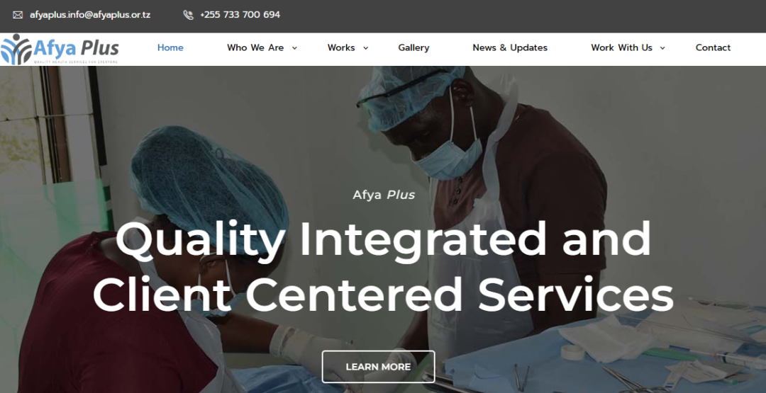 AfyaPlus Website