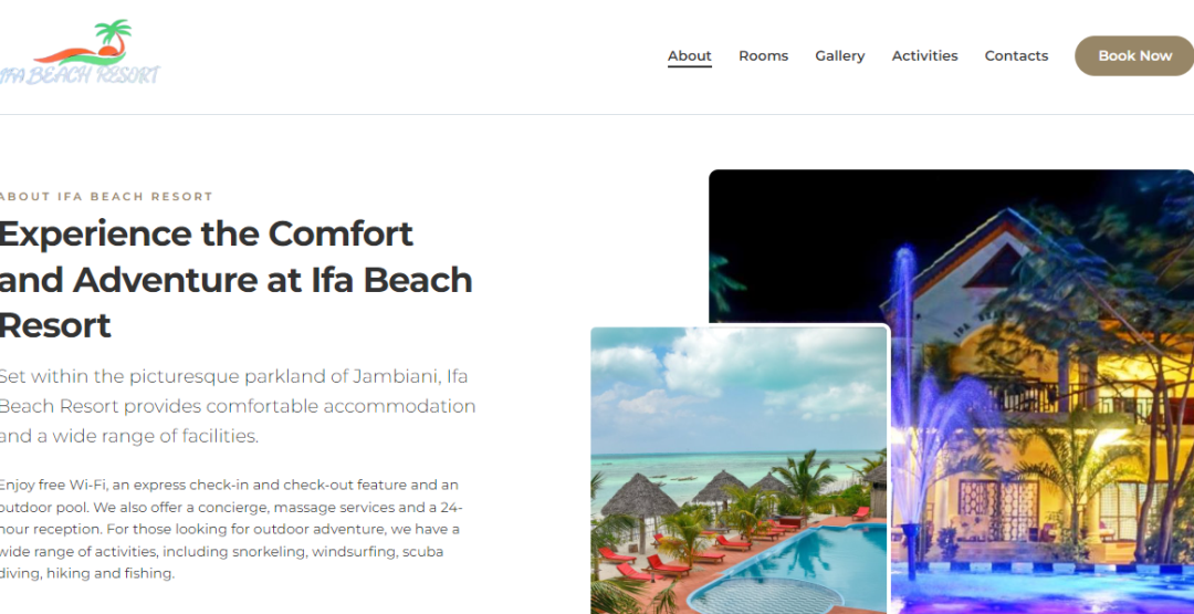 Ifa Beach Resort Website